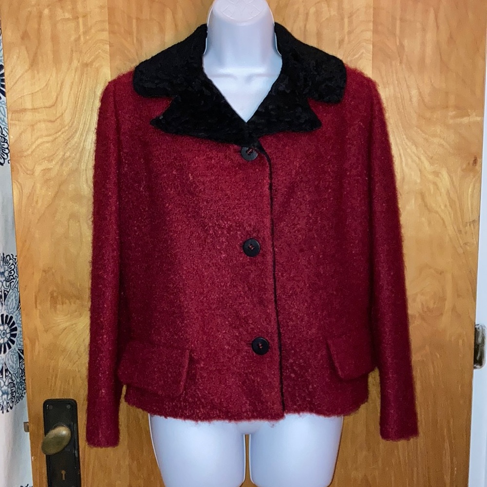 Angotti Red & Black Jacket Size Medium